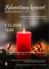 Plakat 1. Advent Bogatynia